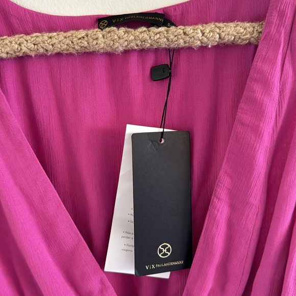 Rita Dtl Short Coverup pink Small - Picture 3 of 5